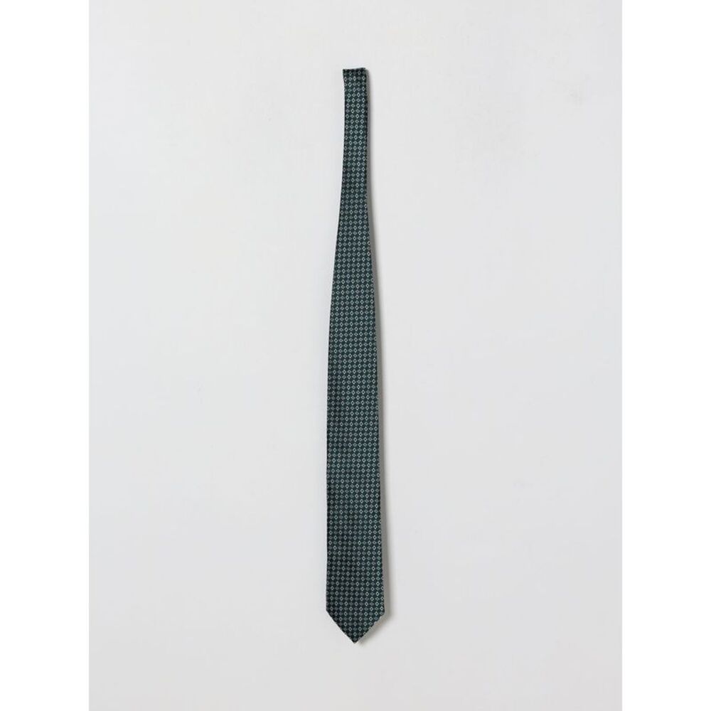 Zegna Men Zegna Jacquard Silk Tie